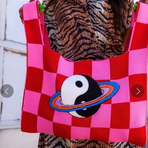 NWT Dressed in LaLa Cosmic Queen Knit Tote